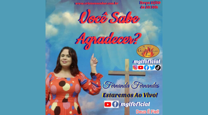 Você Sabe Agradecer?